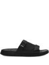 Toms Trvl Lite Double-strap Slides In Black