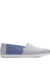 Toms Two-tone Espadrilles In Gray
