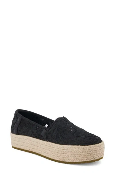 Toms Valencia Platform Espadrille In Multi