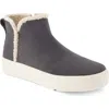 Toms Verona Platform Bootie In Dark Grey