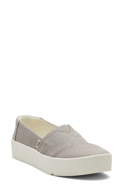 Toms Women's Verona Slip On Sneaker In Gray