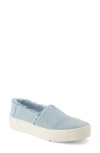 Toms Verona Platform Slip-on Sneaker In Denim Pastel Blue
