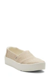 Toms Verona Platform Slip-on Sneaker In Natural