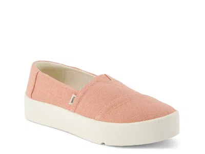 Toms Verona Platform Slipon Sneaker In Pink