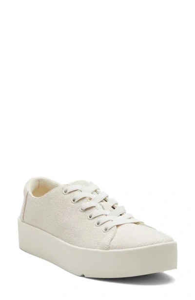 Toms Verona Platform Sneaker In Birch Heritage Canvas