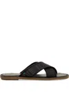 Toms Viv "black" Flat Sandals In Black