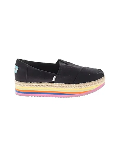 Pre-owned Toms Wedges In Black
