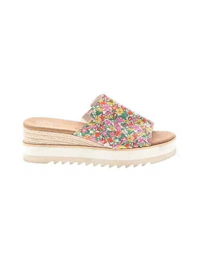 Pre-owned Toms Wedges In Pink