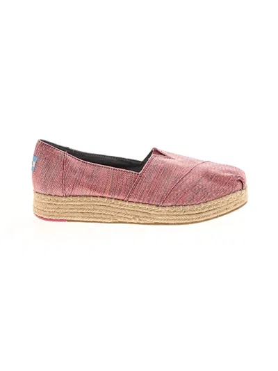 Pre-owned Toms Wedges In Red