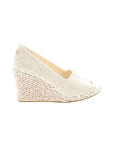 Pre-owned Toms Wedges In White