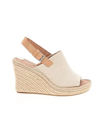 Pre-owned Toms Wedges In White