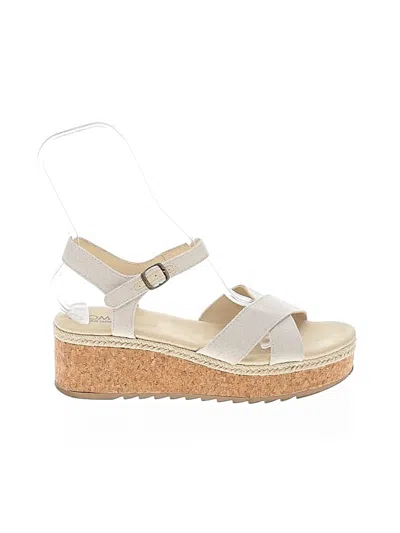 Pre-owned Toms Wedges In White