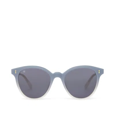 Toms Women's Aaryn Chalky Blue Fade Handcrafted Sunglasses In Gray