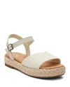 Toms Abby Ankle Strap Espadrille Platform Sandal In Natural