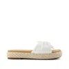 Toms Abby Plaftorm Slide Sandal In White