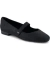 Toms Bianca Mary Jane Flat In Black