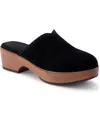 Toms Addison Suede Clog In Black