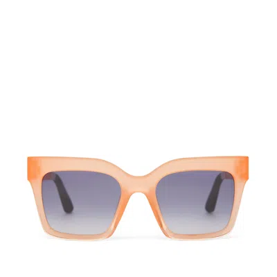 Toms Women's Adelaide Peach Crystal Fade Traveler Sunglasses In Multi