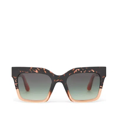 Toms Women's Adelaide Tortoise Apricot Fade Traveler Sunglasses In Multi