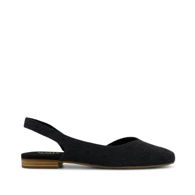TOMS WOMEN'S ALENE SLINGBACK FLAT TWO TONE SLUB