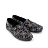 Toms Women's Alpargata Black Glow In The Dark Spiders In Blue
