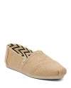 TOMS WOMEN'S ALPARGATA CANVAS FLATS