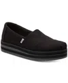 Toms Alpargata Slip-on In Black Canvas