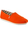 Toms Alpargata Classic Flat In Flame Heritage Canvas