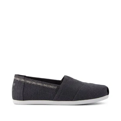 Toms Women's Alpargata Classic Forged Iron Vintage Slub In Blue