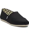 Toms Alpargata Plus Slip-on In Black Heritage Canvas