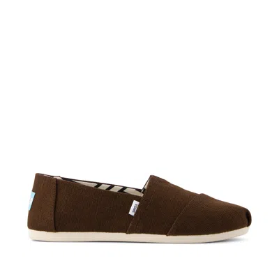 Toms Women's Alpargata Classic Hot Cocoa Heritage Canvas In Brown