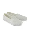 Toms Women's Alpargata Classic Sequin Mesh In Gray