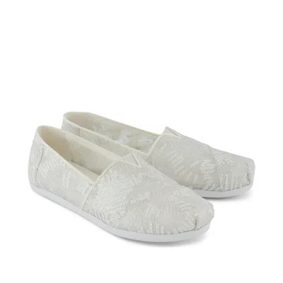 Toms Women's Alpargata Classic Sequin Mesh In Gray