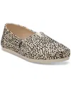 Toms Women's Alpargata Cloudbound Recycled Slip-on Flats In Fog Flocked Mini Cheetah