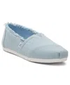 Toms Women's Alpargata Cloudbound Recycled Slip-on Flats In Pastel Blue Washed Denim