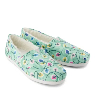 Toms Women's Alpargata Cloudbound Tree Lights In Green