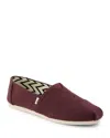 Toms Alpargata Classic Slip-on In Dark Red