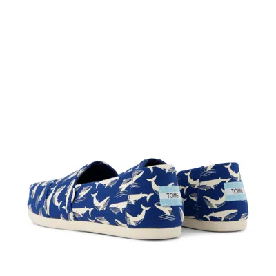 Toms Women's Alpargata Glow In The Dark Whales In Blue
