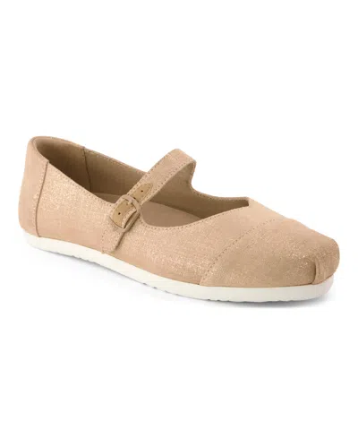 Toms Women's Alpargata Mary Jane Buckled Espadrilles Flats In Multi