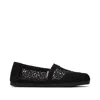 Toms Women's Alpargata Moroccan Crochet In Black