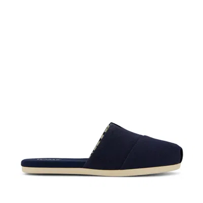 Toms Women's Alpargata Mule Navy Heritage Canvas In Blue