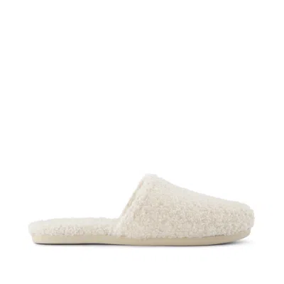 Toms Women's Alpargata Mule Plush Cozy Slip On In White
