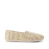 Toms Women's Alpargata Natural Cozy Global Woven In Brown