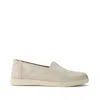 Toms Women's Alpargata Plus Champagne Metallic Suede In Neutral