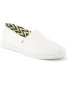 Toms Alpargata Plus Slip-on In White Cotton Canvas
