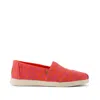 Toms Women's Alpargata Plus Flame Diamond Global Woven In Red