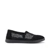 Toms Women's Alpargata Moroccan Crochet In Black