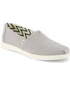 Toms Alpargata Plus Slip-on In Drizzle Grey Heritage Canvas
