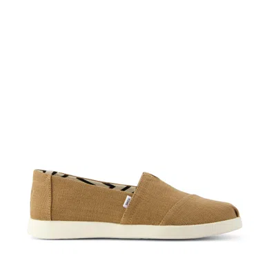 Toms Women's Alpargata Plus Toffee Heritage Canvas In Brown/natural