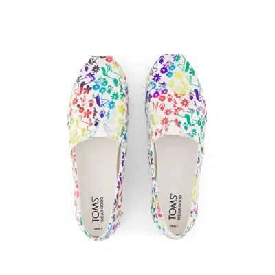 Toms Women's Alpargata Rainbow Unicorns In Multi